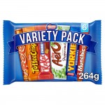 Nestle Variety Pack - Rolo, Toffee Crisp, KitKat, Aero, Yorkie, Munchie - 264g - Best Before: 08/2024